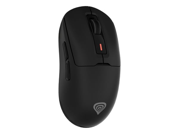 Genesis Zircon 660 Pro - Mus - optisk - 6 knapper - kablet, trådløs - USB-C, 2.4 GHz, USB-A, Bluetooth 5.0 - USB trådløs mottaker - svart