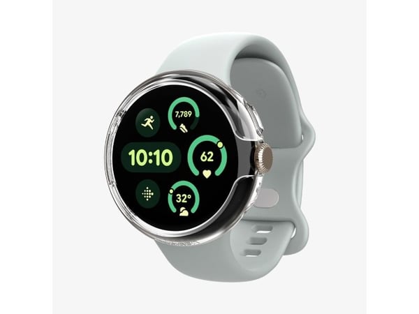 Spigen Pixel Watch 3 (41mm) Case, Gjennomsiktig, Google Pixel Watch 3 (45mm), Polykarbonat (PC), 42,7 mm, 13 mm, 43,2 mm