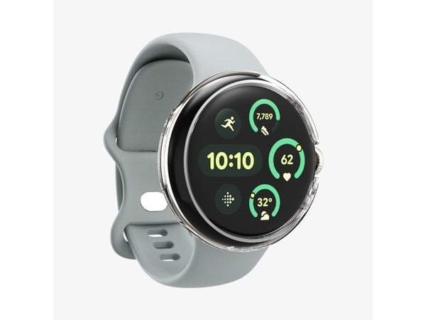 Spigen Pixel Watch 3 (41mm) Case, Gjennomsiktig, Google Pixel Watch 3 (45mm), Polykarbonat (PC), 42,7 mm, 13 mm, 43,2 mm
