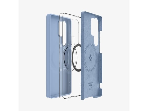 Spigen Silicone Fit (MagFit), Etui, Samsung, Galaxy S25 Ultra, 17,5 cm (6.9"), Blå