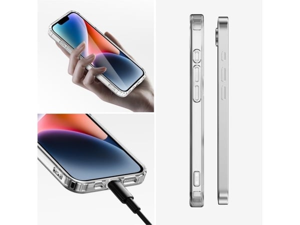 4smarts Premium 360° Protection Set - Baksidedeksel for mobiltelefon - MagSafe-samsvar - termoplast-polyuretan (TPU), polykarbonat (PC) - gjennomsi...