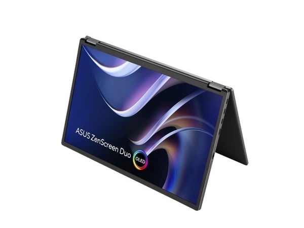 ASUS ZenScreen Duo OLED MQ149CD - Dobbel OLED-skjerm - 14" - portabel - 1920 x 1200 Full HD (1080p) @ 60 Hz - 500 cd/m² - 100000:1 - DisplayHDR 400...