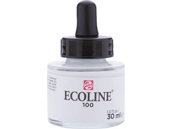 Ecoline Nestemäinen vesiväripullo Valkoinen 100