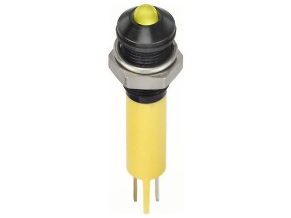 APEM Q6P1CXXY24E LED-merkkivalo Keltainen näkyvä 30 mcd