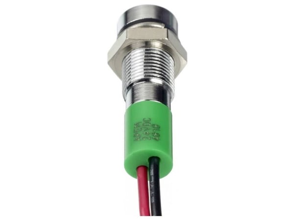 APEM Q6F3CXXG12E LED-merkkivalaisin Vihreä 45 mcd