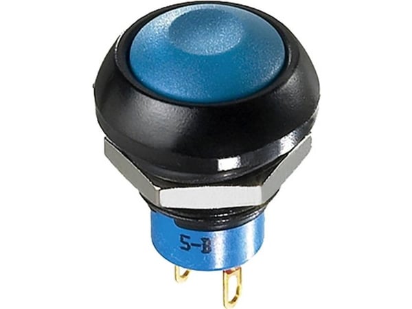 APEM IPR1SAD2 tryckströmbrytare 12 V/DC 4 A 1 x On/Off klick (Ø x H) 12 x 20 mm IP67, 1 st