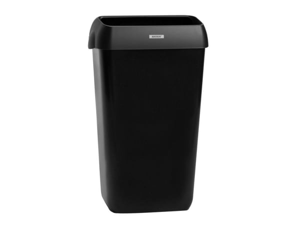 Affaldskurv Katrin 25 ltr. sort - til vægophæng