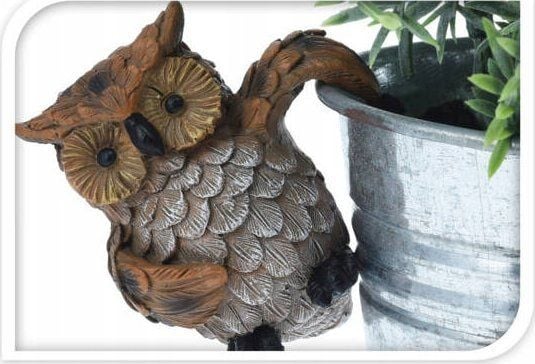 ProGarden julepynt hengende til potte glade dyr i polyresin 9 x 4,5 x 8 cm
