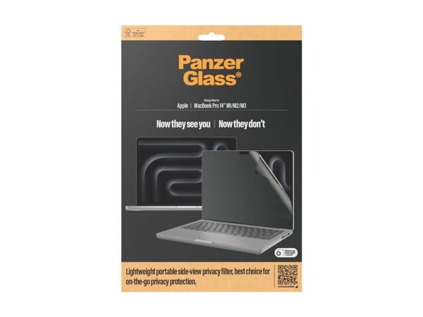 PanzerGlass - Skjermpersonvernfilter for bærbar - bærbar - film - for Apple MacBook
