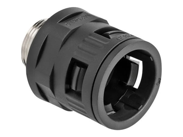 DeLOCK 60455, Liitinliitos, Musta, Messinki, Muovi, M25, 1,3 cm, IP68
