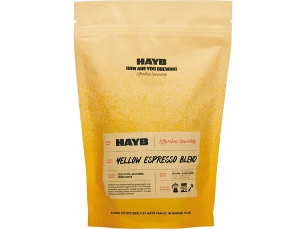 Kaffe i bønner HAYB Yellow Espresso Blend 1 kg