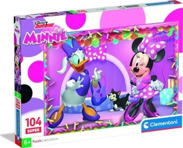 Clementoni puslespill Super Disney Minnie 104 brikker (25055)