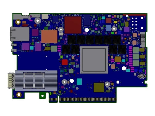 NVIDIA BlueField-3 E-Series B3220SH - Nätverksadapter - PCIe 5.0 x16 - 200 Gigabit QSFP112 x 2