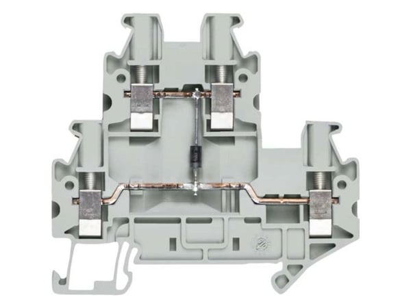Siemens 8WH10205AF00 Dobbeltlags diodeklemme Skruer Beige 50 kpl