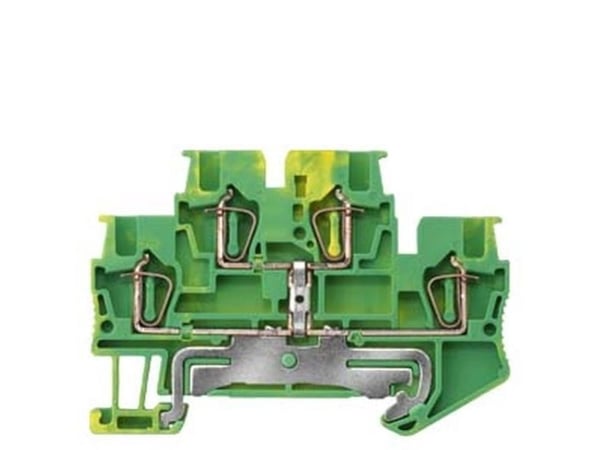 Siemens 8WH2020-0CE07 Kaksikerroksinen suojajohdinliitin Jousiliitäntä Vihreä-keltainen 1 kpl