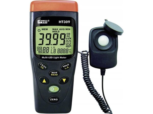 HT Instruments HT309 LED-lukumittari 40 - 400000 lx