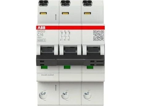 ABB SX203-C16, Dvärgbrytare, 6000 A, IP20