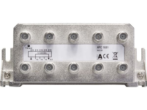 Triax AFC 1681, Grå, 135 mm, 40 mm, 61 mm, 310 g, 135 mm