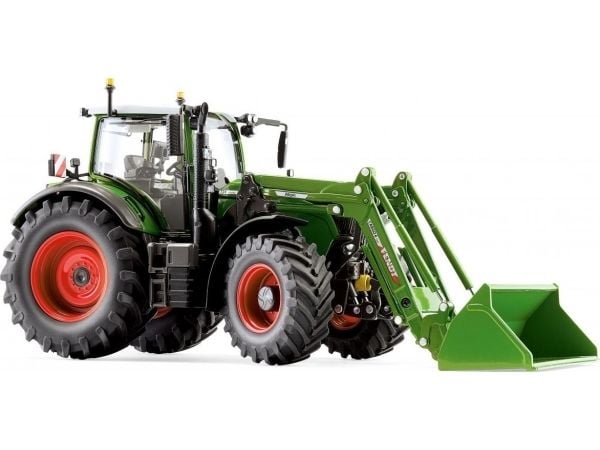 Wiking 077869 Spor 1 Landbrug model Fendt 724 Vario med frontlæsser Cargo 6.100