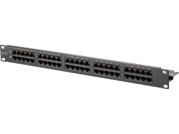 METZ CONNECT 130886-0203-E, Telinekiinnitys, 1U, Musta