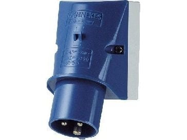 MENNEKES 332, Suora, 230 V, Sininen, IP44, 1 kpl