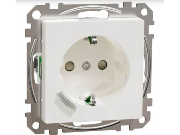 Merten Connected SCHUKO pistorasia polar valkoinen kiiltävä MEG2380-0319 (MEG2380-0319)