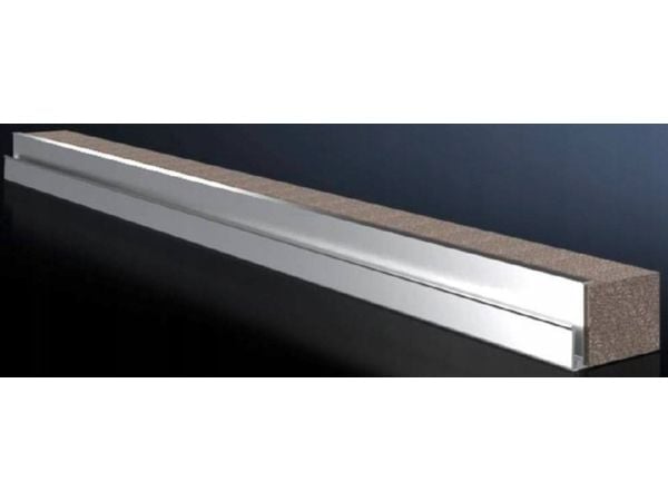 Rittal VX 8618.800, Kabelkanal, Grå, Aluminium, IP55, 600 mm, 2 stykker