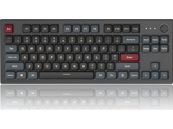 Montech MKey TKL Darkness gamingtastatur - Gateron G Pro 2.0 Red US - TKL-gamingtastatur - hot-swap - utskiftbare mekaniske brytere: Gateron Red - ...