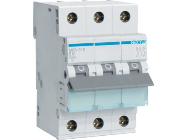 Hager MBN310, 50 - 60 Hz, 10 A, 3P