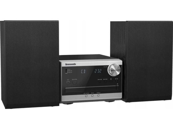 Panasonic SC-PM272, Hemmaljud mikrosystem, Silver, 1 diskar, 20 W, 1-vägs, 10 cm