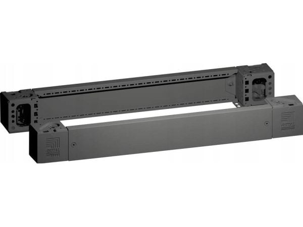 Rittal VX 8660.003, Hjørnestykke, Sort, Stål, 100 mm, 5,2 kg, 2 stykker