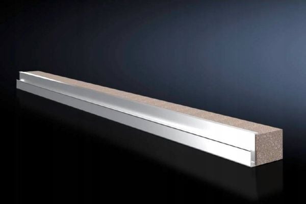 Rittal VX 8618.803, Kabelkanal, Grå, Aluminium, IP55, 1200 mm, 4 stykker
