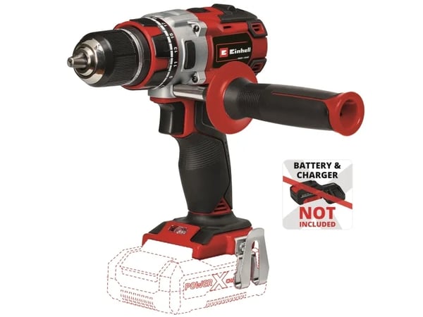 Einhell TP-CD 18/80 Li BL-Solo, Boremaskin med pistolgrep, Nøkkelløs, Børsteløs, 1,3 cm, 2 mm, 80 Nm - SOLO