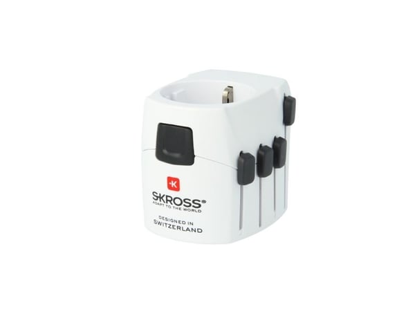 Skross PRO, Universal, Universal, 100-250 V, 6,3 A, Svart, Vit, 1575 W