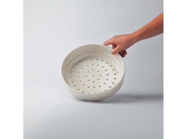 BergHOFF 3900051, Enkel dampkurv, Hvit, 24 cm, 50 mm, 1 stykker