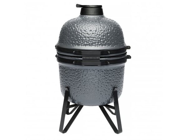 BergHOFF 2415703, Barbecue, 33 cm, Svart, Grå, Rund, Bambus, Støpejern, Keramisk, Rustfritt stål, Stein, 4 ben