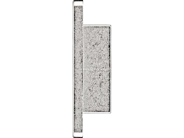 Goobay 79883, Ramme som klikker på plass, Zink, Sølv, 19,8 mm, 35,5 mm, 9,1 mm