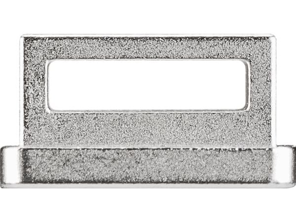 Goobay 79883, Ramme som klikker på plass, Zink, Sølv, 19,8 mm, 35,5 mm, 9,1 mm