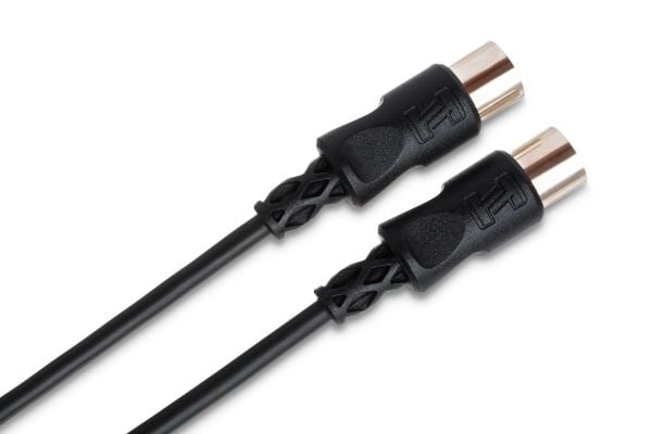 Hosa Technology MID-325BK, DIN (5-pin), Hankjønn, DIN (5-pin), Hankjønn, 7,62 m, Sort