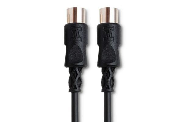 Hosa Technology MID-325BK, DIN (5-pin), Hankjønn, DIN (5-pin), Hankjønn, 7,62 m, Sort