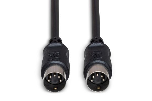 Hosa Technology MID-325BK, DIN (5-pin), Hankjønn, DIN (5-pin), Hankjønn, 7,62 m, Sort