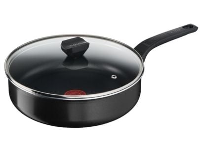 Tefal Simply Clean B5673253, Rund, Sauterpanne, Svart, Titan, Aluminium, 3 L