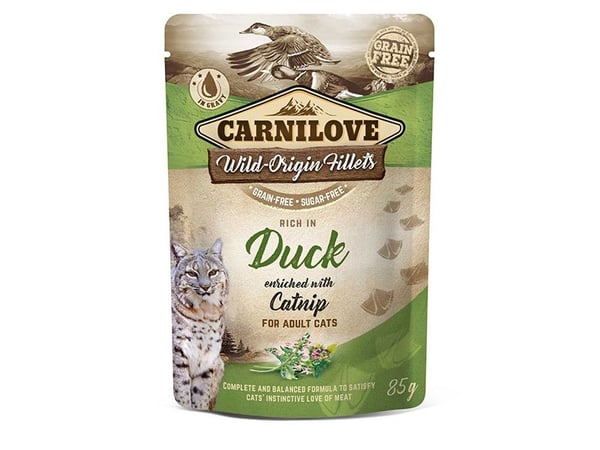 CARNILOVE CARNILOVE CAT p. 85g DUCK & CATNIP