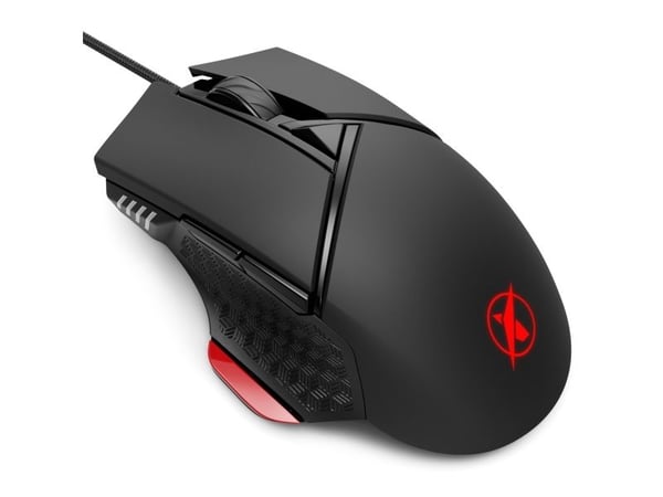 Niceboy ORYX M410 Gravity, Høyre hendt, Optisk, USB Type-A, 12000 DPI, Sort