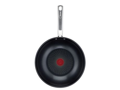 Tefal Intuition B8171944, Rund, Wokpanna, Svart, Rostfritt stål, Titan, Rostfritt stål, Thermo-Spot