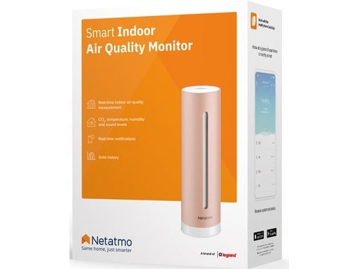 Netatmo - Forbehandlerkontroller - trådløs - 802.11b/g/n - 2.4 Ghz - svart, hvit
