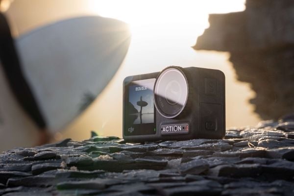 DJI - Linsebeskyttelsesdeksel - glass - for DJI Osmo Action 4
