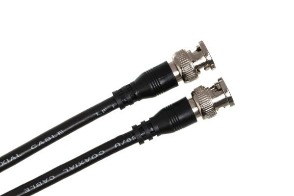 Hosa Technology BNC-59-103, 0,91 m, RG-59/U, BNC, BNC, Sort