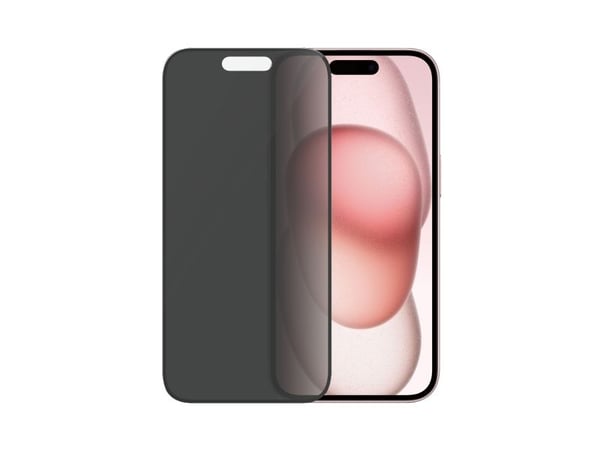 PanzerGlass ® Privacy Screen Protector iPhone 15 | Ultra-Wide Fit, Apple, Apple - iPhone 15, Asennus kuivana, Iskunkestävä, Läpinäkyvä, 1 kpl