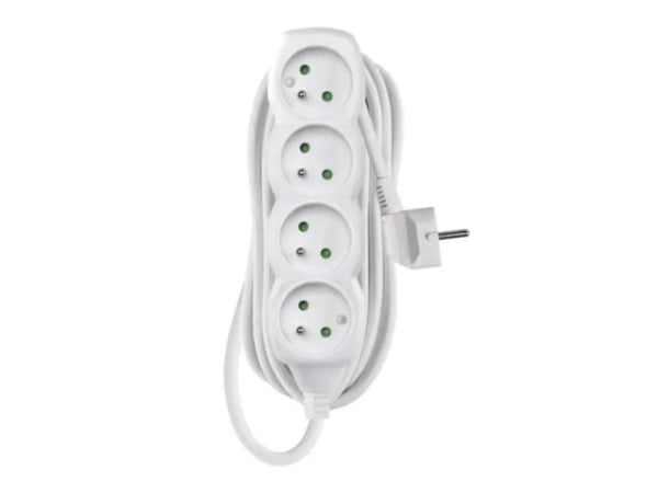 Emos 1902040505, 5 m, Sisätila, C16 liitin, Kulmikas, IP20, 1,5 mm²
